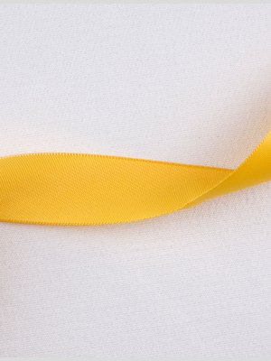 7/8″ Yellow Gold Single Face Satin Ribbon 7/8″ Yellow Gold Single Face Satin Ribbon