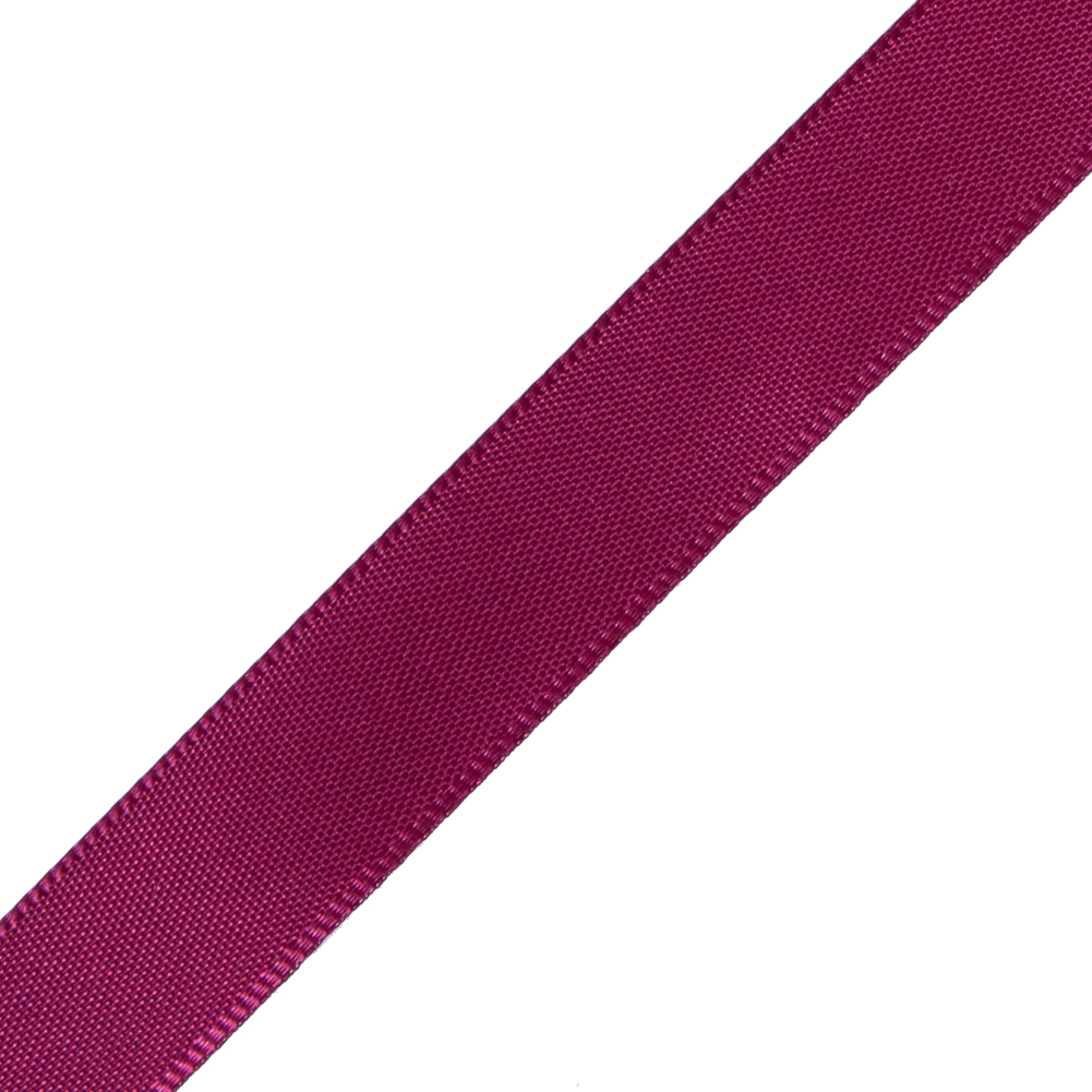 1/2" Wine Single Face Satin Ribbon