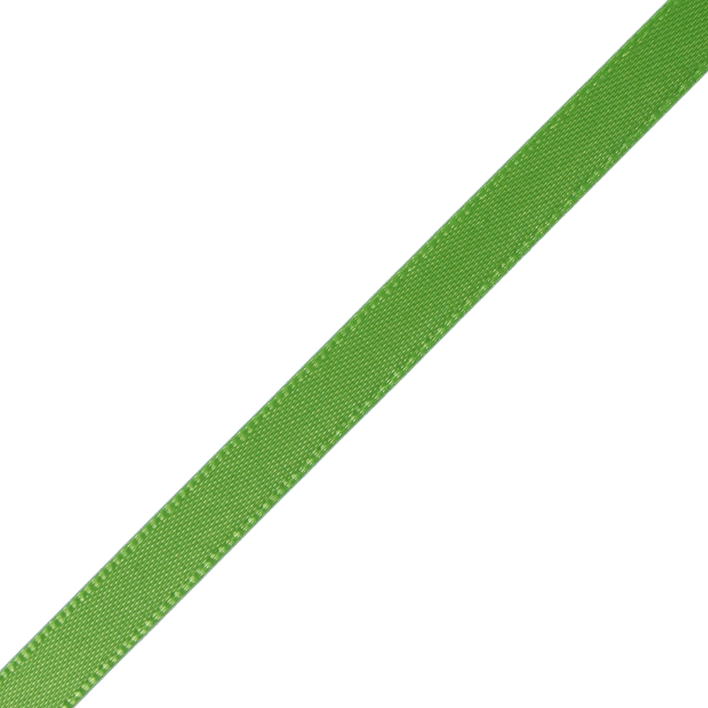 1/4" Apple Green Single Face Satin Ribbon