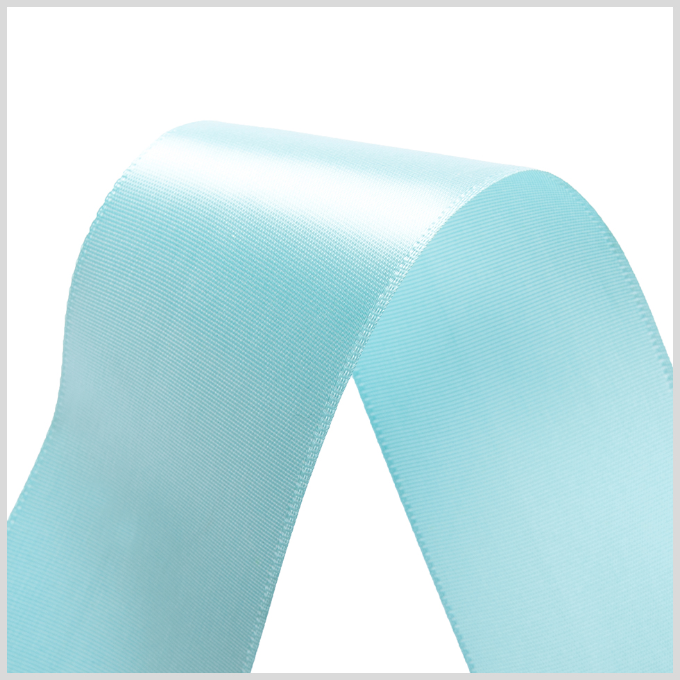 1.5" Aquamarine Single Face Satin Ribbon