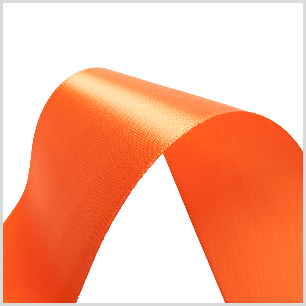 1.5" Papaya Single Face Satin Ribbon