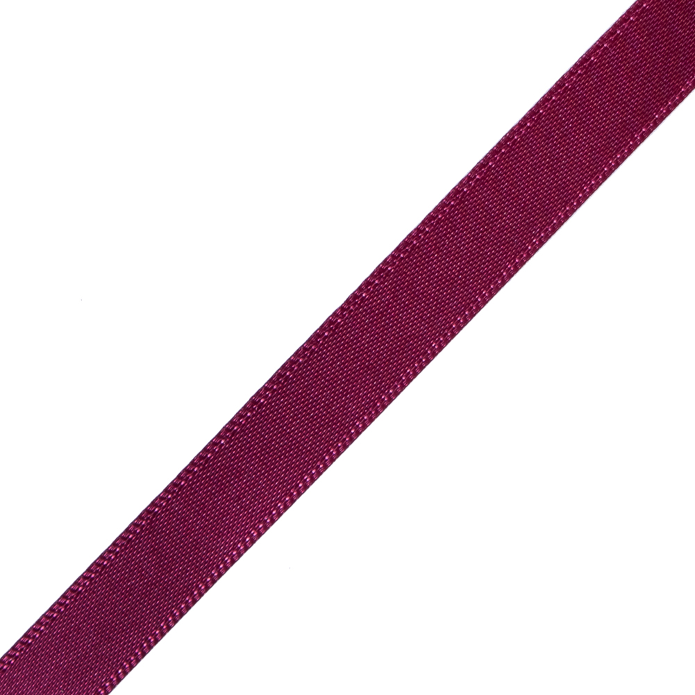 3/8" Wine Double Face Satin Ribbon