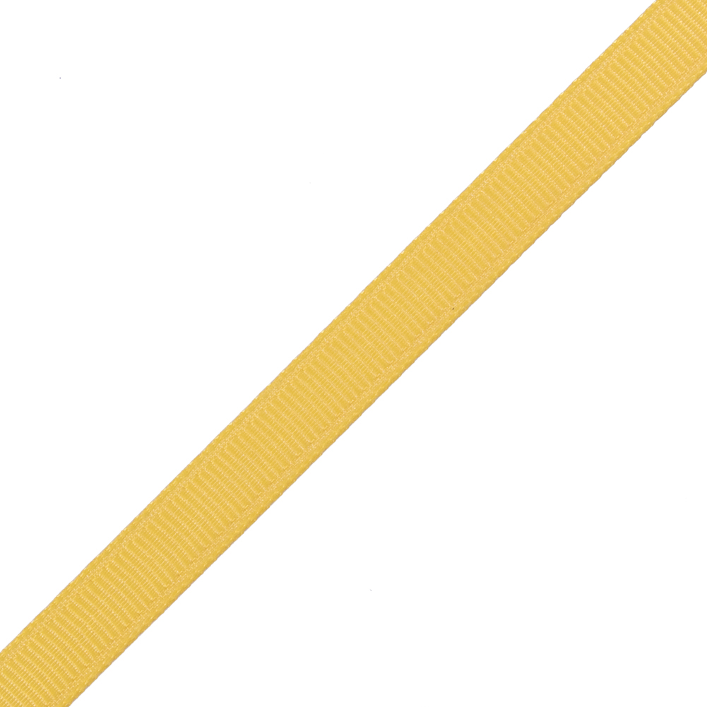 Yellow Grosgrain Ribbon - 0.375"