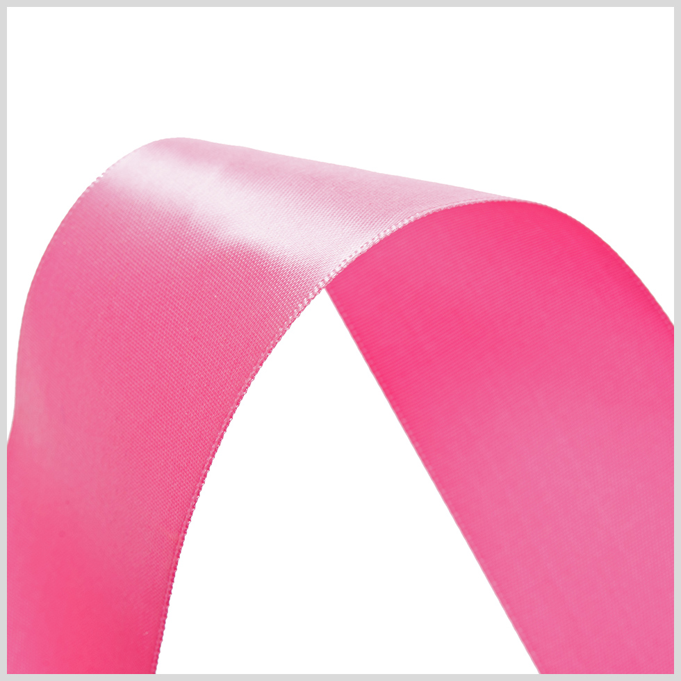 1.5" Hot Pink Double Face Satin Ribbon