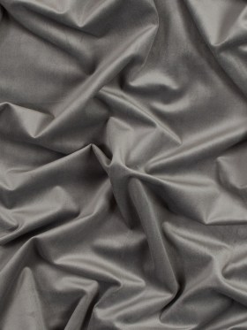 Ultra Soft Polyester Velvet – Gray – British Imported Ultra Soft Polyester Velvet – Gray – British Imported