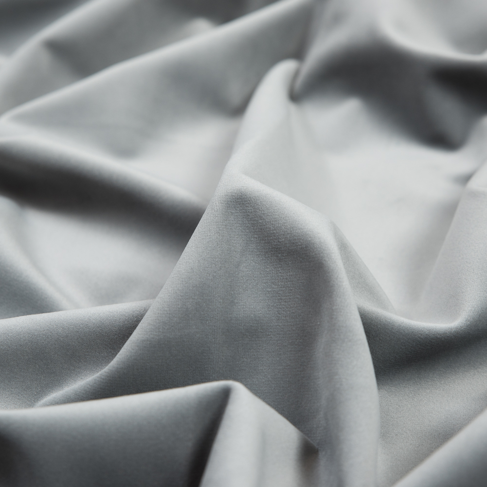 Ultra Soft Polyester Velvet – Silver – British Imported Ultra Soft Polyester Velvet – Silver – British Imported