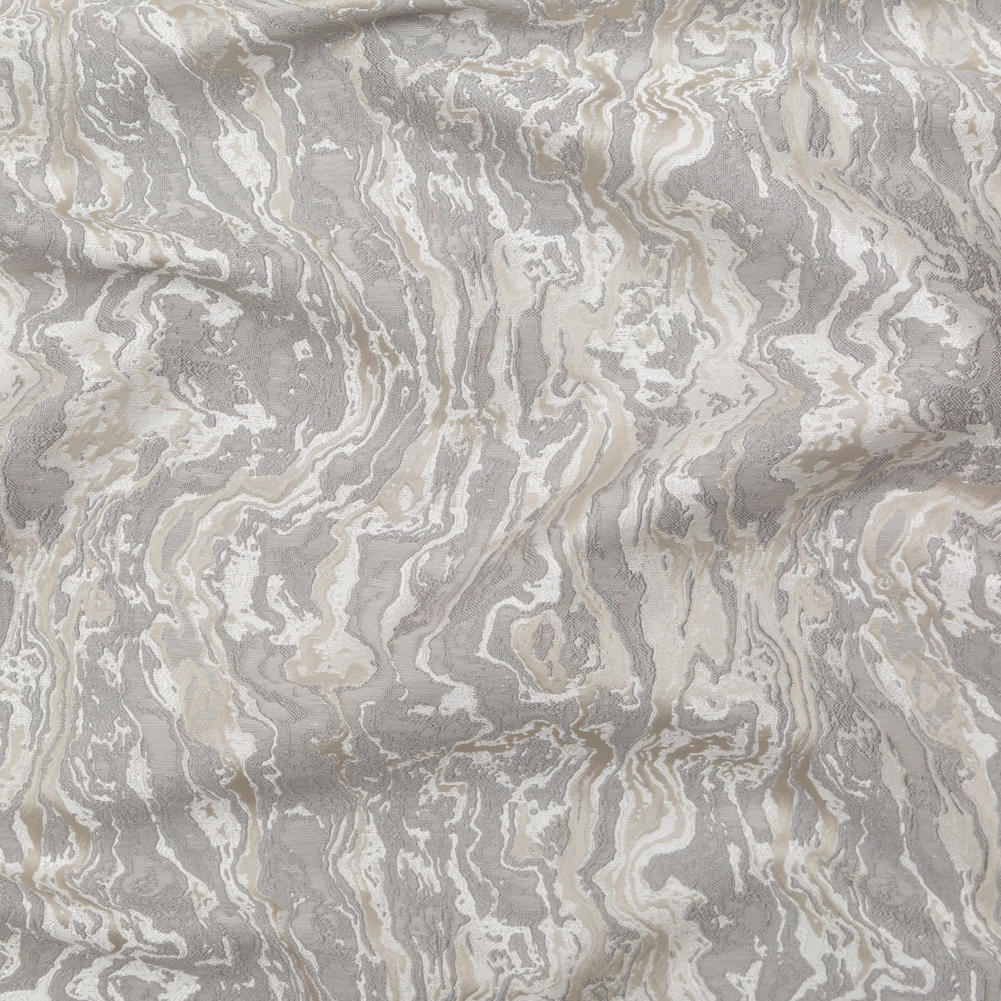 Home Decor Jacquard – Silver Sedimentary Rock Abstract – British Imported Home Decor Jacquard – Silver Sedimentary Rock Abstract – British Imported