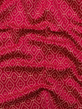 Chenille Jacquard – Raspberry Diamond Geometric – British Imported Chenille Jacquard – Raspberry Diamond Geometric – British Imported