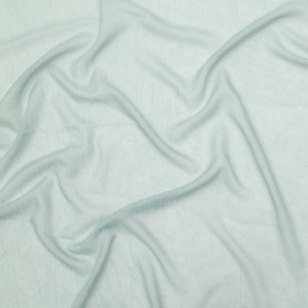 Wrinkled Drapery Sheer Fabric – Aqua – British Imported Wrinkled Drapery Sheer Fabric – Aqua – British Imported