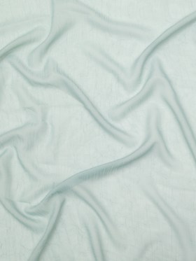 Wrinkled Drapery Sheer Fabric – Aqua – British Imported Wrinkled Drapery Sheer Fabric – Aqua – British Imported