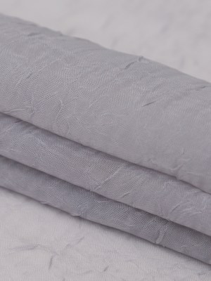 Wrinkled Drapery Sheer Fabric – Fog – British Imported Wrinkled Drapery Sheer Fabric – Fog – British Imported
