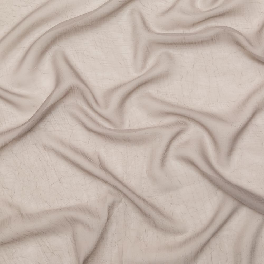 Wrinkled Drapery Sheer Fabric – Otter – British Imported Wrinkled Drapery Sheer Fabric – Otter – British Imported