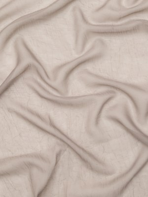 Wrinkled Drapery Sheer Fabric – Otter – British Imported Wrinkled Drapery Sheer Fabric – Otter – British Imported