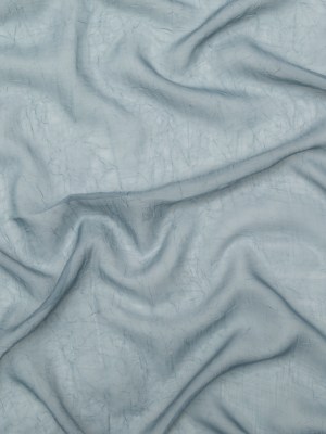 Wrinkled Drapery Sheer Fabric – River – British Imported Wrinkled Drapery Sheer Fabric – River – British Imported