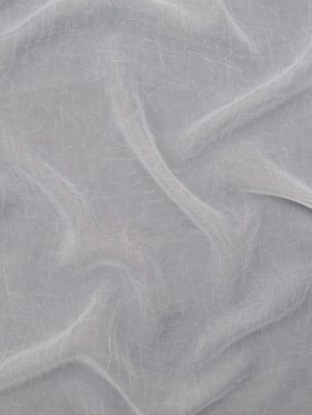 Wrinkled Drapery Sheer Fabric – Snow – British Imported Wrinkled Drapery Sheer Fabric – Snow – British Imported