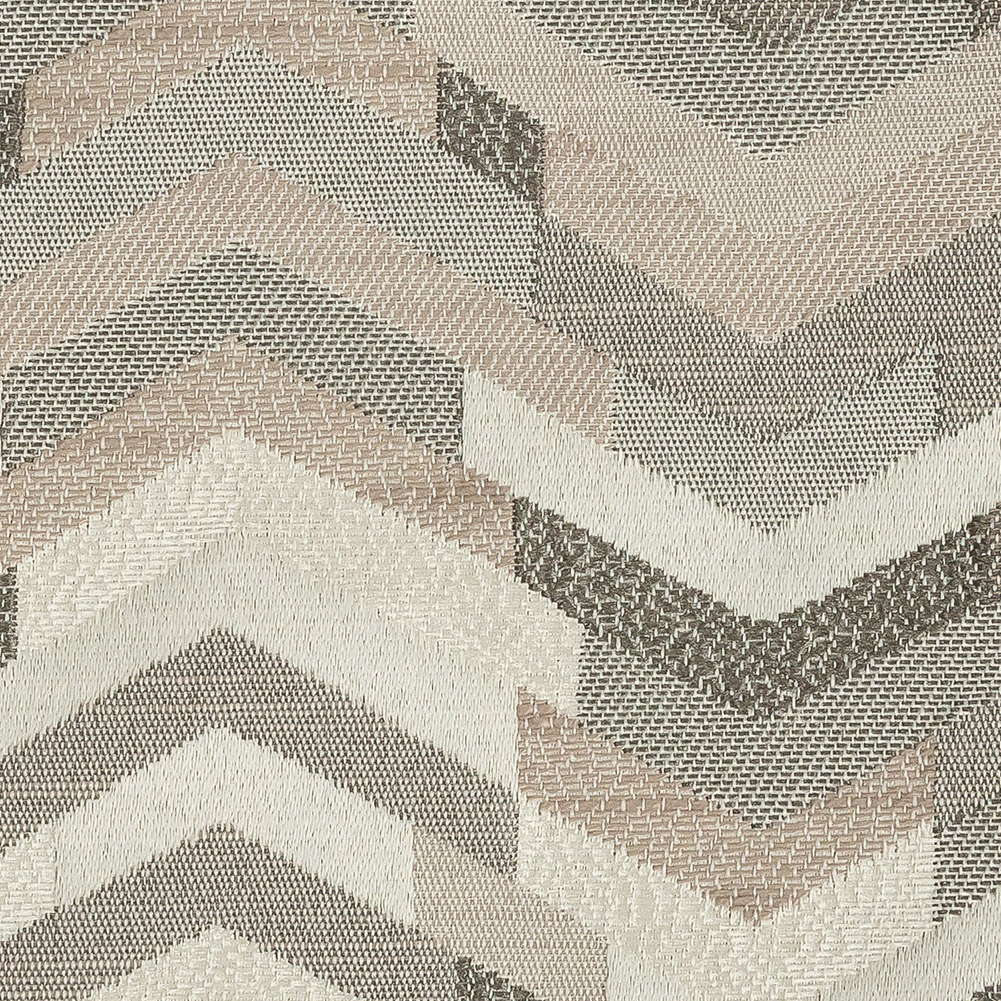 Polyester Jacquard – Blush Tactile Zig Zags – British Imported Polyester Jacquard – Blush Tactile Zig Zags – British Imported
