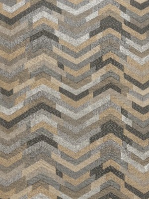 Polyester Jacquard – Graphite Tactile Zig Zags – British Imported Polyester Jacquard – Graphite Tactile Zig Zags – British Imported