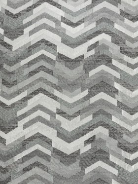 Polyester Jacquard – Silver Tactile Zig Zags – British Imported Polyester Jacquard – Silver Tactile Zig Zags – British Imported