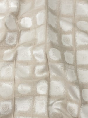 Drapery Jacquard – Oyster Painterly Squares – British Imported Drapery Jacquard – Oyster Painterly Squares – British Imported
