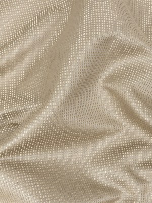 Satin-Faced Jacquard – Taupe Little Squares – British Imported Satin-Faced Jacquard – Taupe Little Squares – British Imported