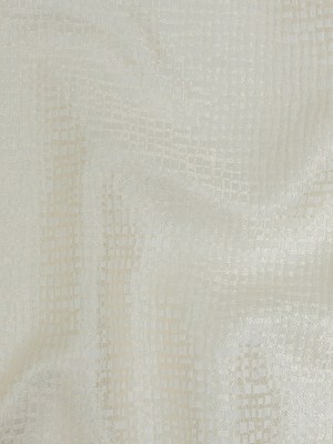 Polyester Jacquard – Ivory Grid – British Imported Polyester Jacquard – Ivory Grid – British Imported