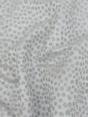 Polyester Jacquard – Platinum Spots – British Imported Polyester Jacquard – Platinum Spots – British Imported