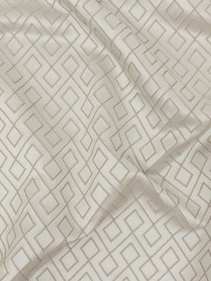 Satin-Faced Jacquard – Taupe Diamond Fret – British Imported Satin-Faced Jacquard – Taupe Diamond Fret – British Imported