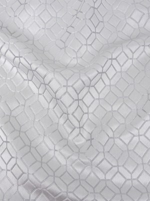 Polyester Jacquard – Platinum Tiled Geometric – British Imported Polyester Jacquard – Platinum Tiled Geometric – British Imported