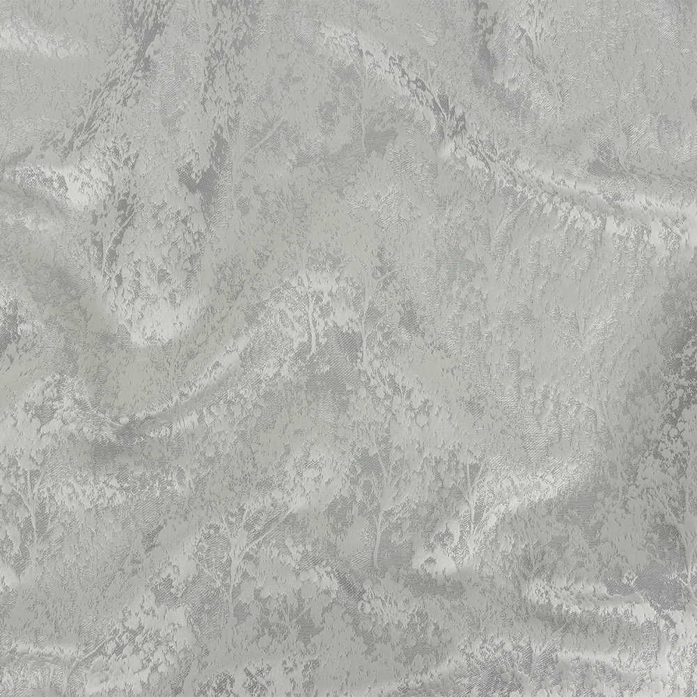 Polyester Jacquard – Platinum Abstract Trees – British Imported Polyester Jacquard – Platinum Abstract Trees – British Imported