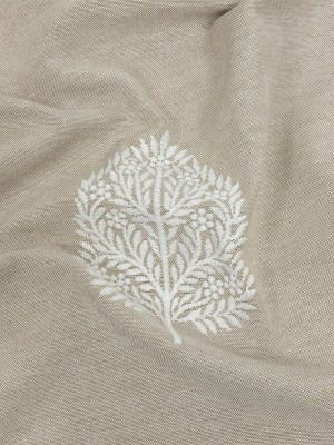 Embroidered Drapery Woven – Linen Foliage – British Imported Embroidered Drapery Woven – Linen Foliage – British Imported