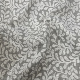 Chenille Jacquard – Mist Leafy Willow – British Imported Chenille Jacquard – Mist Leafy Willow – British Imported