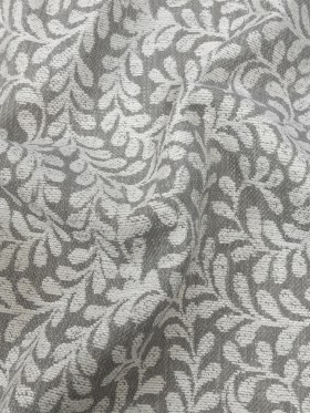 Chenille Jacquard – Mist Leafy Willow – British Imported Chenille Jacquard – Mist Leafy Willow – British Imported