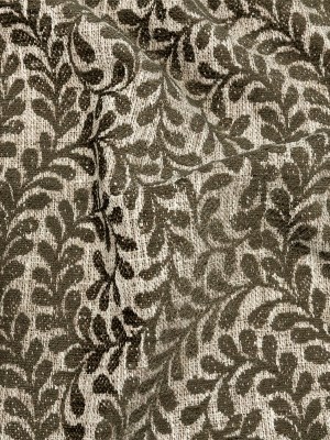 Chenille Jacquard – Moss Leafy Willow – British Imported Chenille Jacquard – Moss Leafy Willow – British Imported