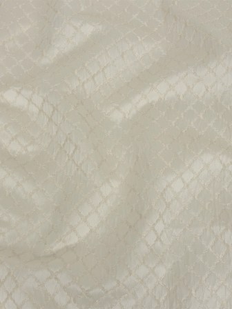 Drapery Jacquard – Ivory Moroccan Quatrefoil – British Imported Drapery Jacquard – Ivory Moroccan Quatrefoil – British Imported