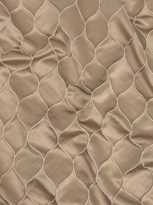Satin-Faced Drapery Jacquard – Champagne Ogees – British Imported Satin-Faced Drapery Jacquard – Champagne Ogees – British Imported