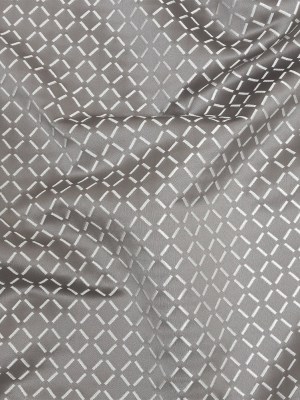 Satin-Faced Jacquard – Graphite Broken Diamonds – British Imported Satin-Faced Jacquard – Graphite Broken Diamonds – British Imported
