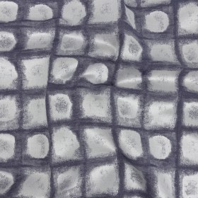 Drapery Jacquard – Indigo Painterly Squares – British Imported Drapery Jacquard – Indigo Painterly Squares – British Imported