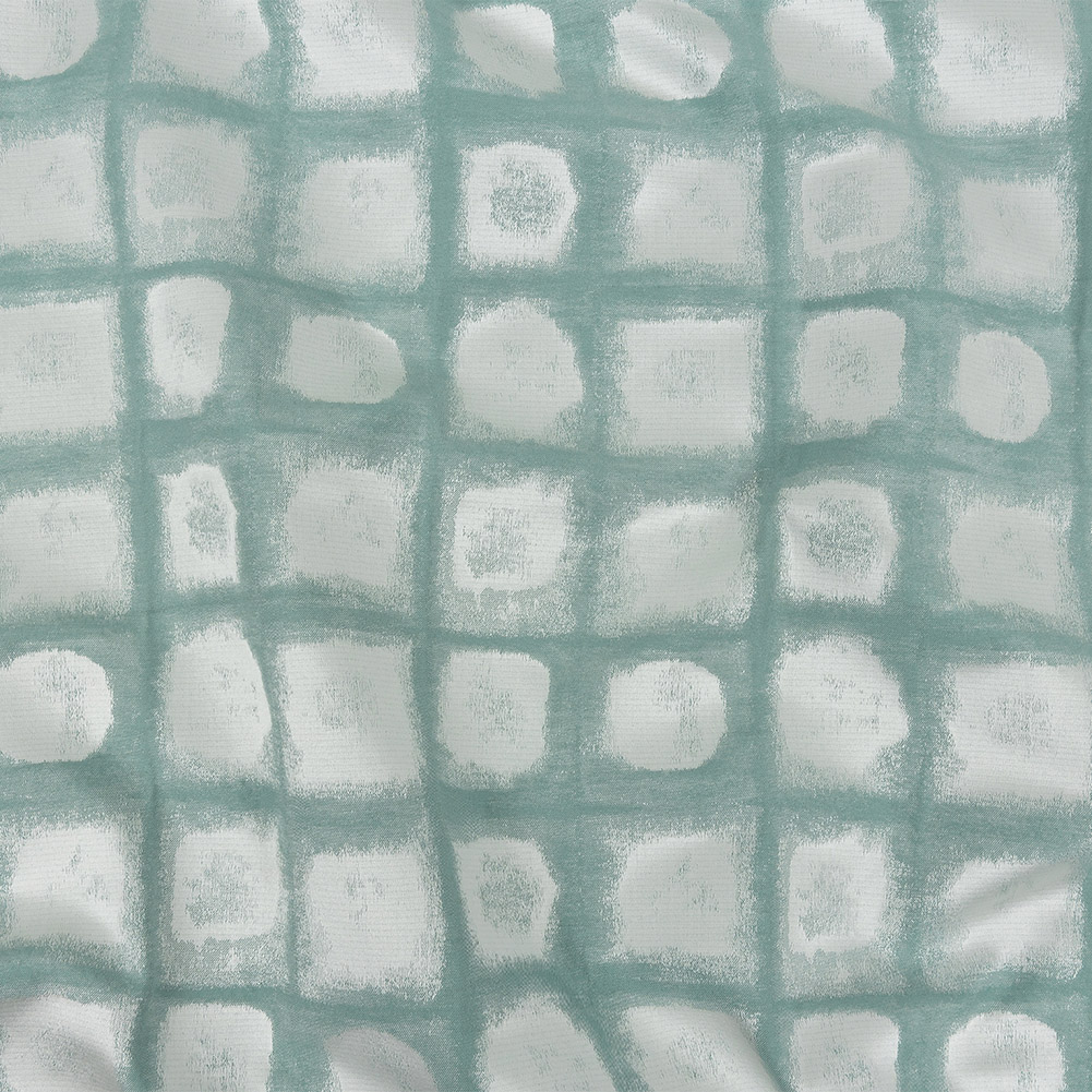 Drapery Jacquard – Spa Painterly Squares – British Imported Drapery Jacquard – Spa Painterly Squares – British Imported