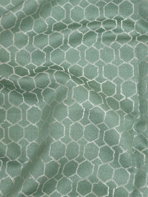 Polyester Jacquard – Sage Honeycombs – British Imported Polyester Jacquard – Sage Honeycombs – British Imported