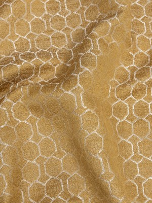 Polyester Jacquard – Sunflower Honeycombs – British Imported Polyester Jacquard – Sunflower Honeycombs – British Imported