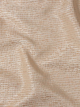 Polyester Jacquard – Cantaloupe Grid – British Imported Polyester Jacquard – Cantaloupe Grid – British Imported