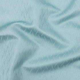 Drapery Jacquard – Aquamarine Flowing Leaves – British Imported Drapery Jacquard – Aquamarine Flowing Leaves – British Imported