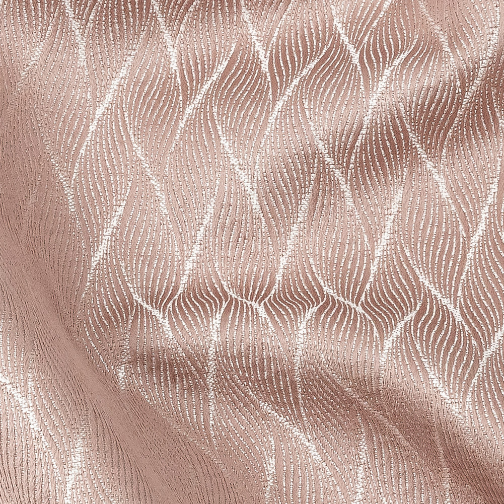 Drapery Jacquard – Blush Flowing Leaves – British Imported Drapery Jacquard – Blush Flowing Leaves – British Imported