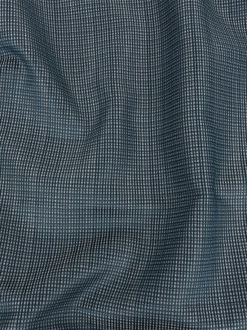 Gridded Polyester Woven – Indigo – British Imported Gridded Polyester Woven – Indigo – British Imported