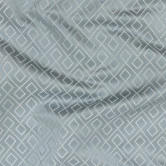 Satin-Faced Jacquard – Ice Diamond Fret – British Imported Satin-Faced Jacquard – Ice Diamond Fret – British Imported