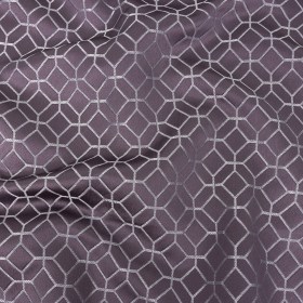 Polyester Jacquard – Amethyst Tiled Geometric – British Imported Polyester Jacquard – Amethyst Tiled Geometric – British Imported