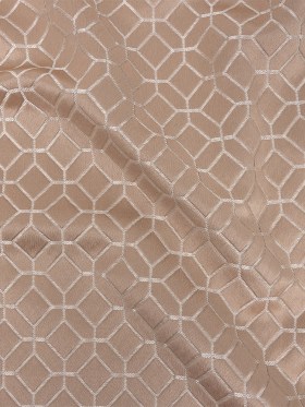 Polyester Jacquard – Shell Tiled Geometric – British Imported Polyester Jacquard – Shell Tiled Geometric – British Imported