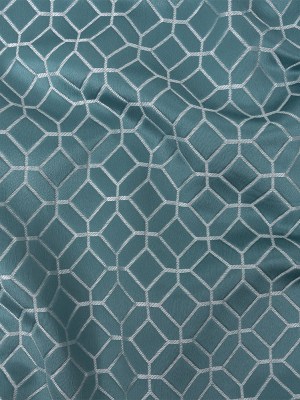 Polyester Jacquard – Sky Tiled Geometric – British Imported Polyester Jacquard – Sky Tiled Geometric – British Imported