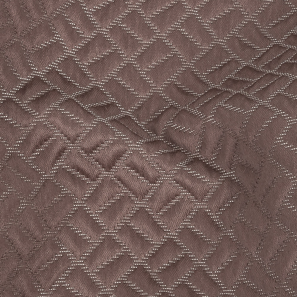 Polyester Jacquard – Heather Geometric Boxes – British Imported Polyester Jacquard – Heather Geometric Boxes – British Imported