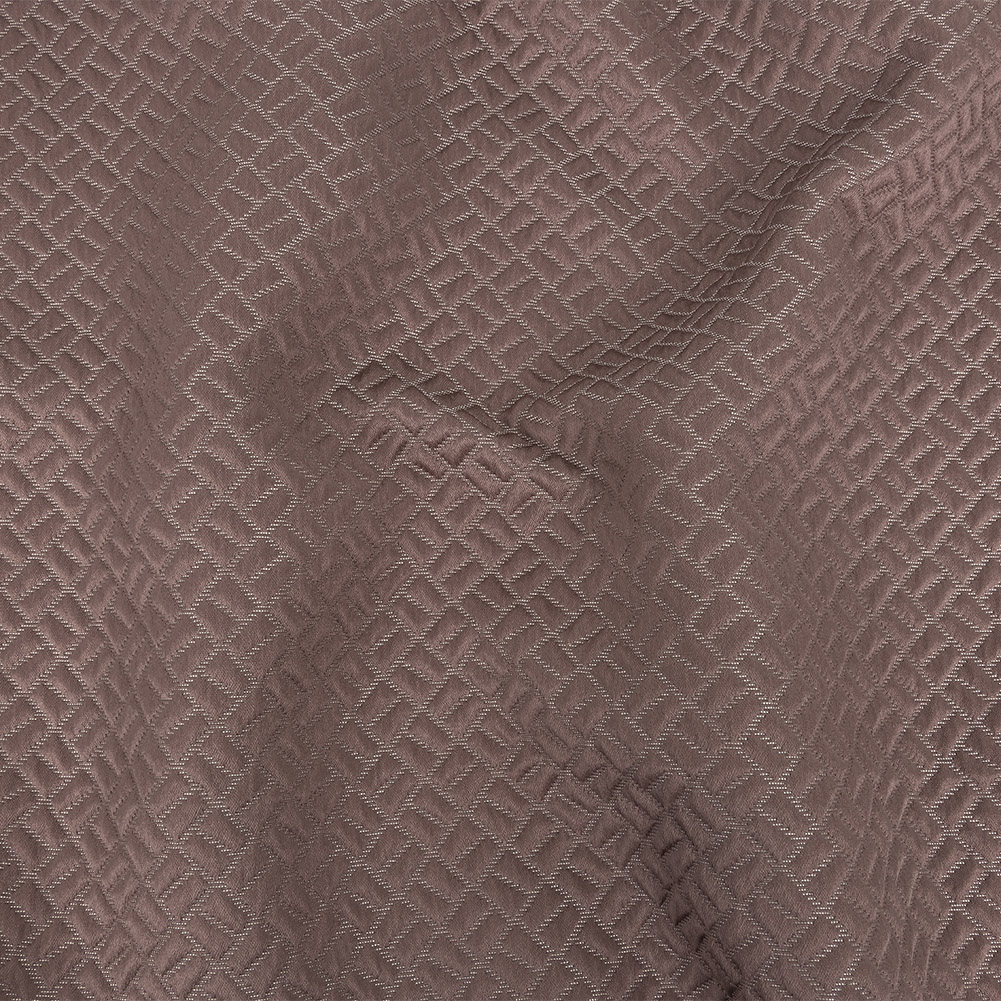 Polyester Jacquard – Heather Geometric Boxes – British Imported Polyester Jacquard – Heather Geometric Boxes – British Imported